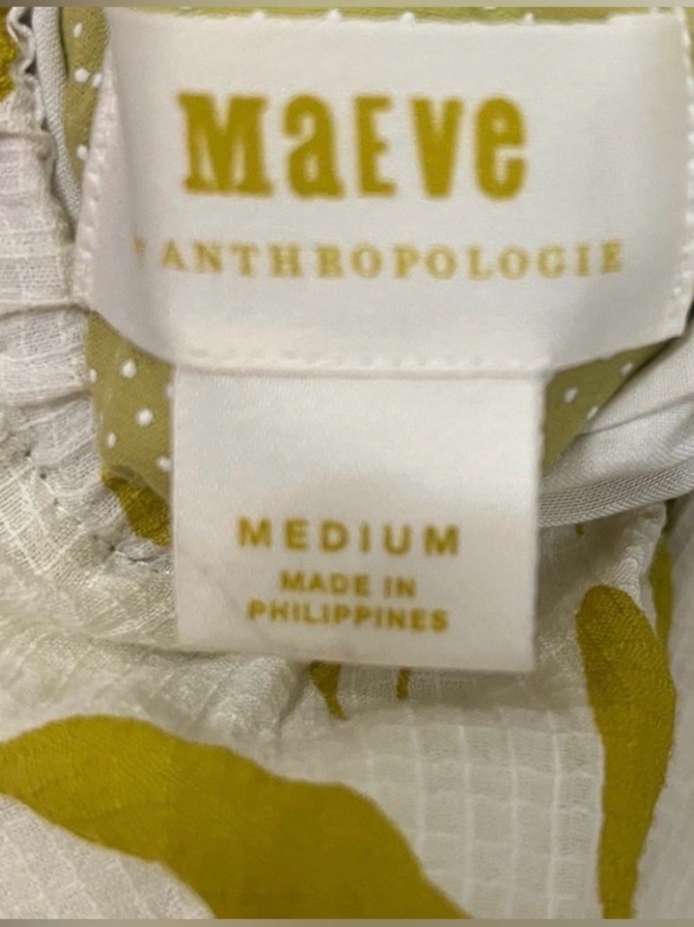 Anthropologie Maeve Feliciana Tropical Print Dress Puff Sleeve Pockets NWT - Picture 9 of 10